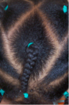Moños en forma de rombo
